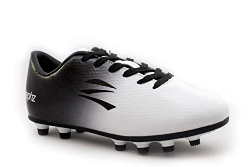 zephz Wide Traxx Soccer Cleat White/Black Adult 7 main view