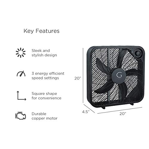 Genesis box fan speed control knob