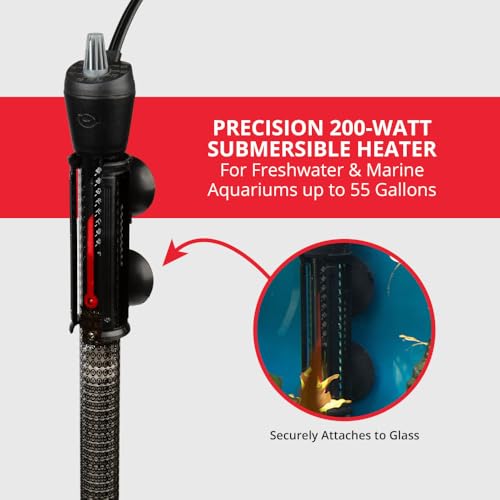 Side profile of the MarineLand aquarium heater