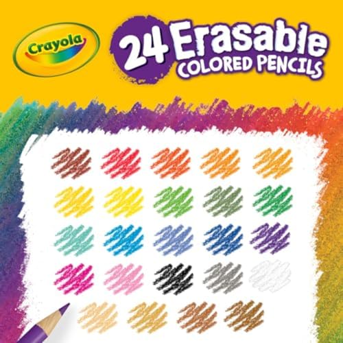 Kids using Crayola erasable pencils