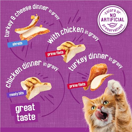 Single 5.5 oz can of Friskies poultry