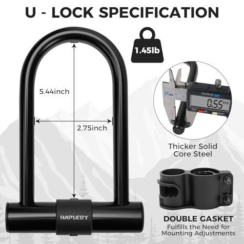 Hapleby U-lock with included keys
