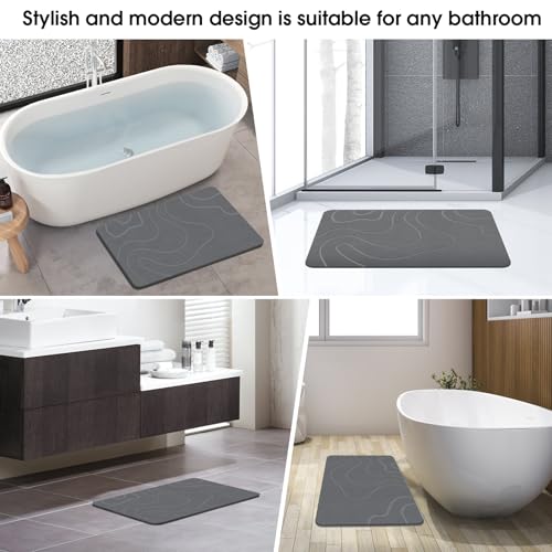 Cleaning a ZIKIBL bath mat with sandpaper