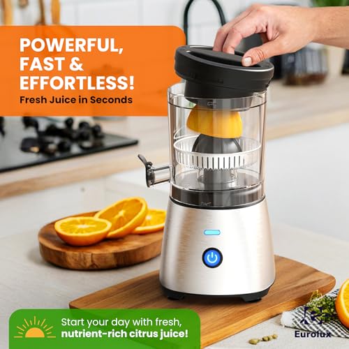 Eurolux Electric Citrus Juicer stainless steel body