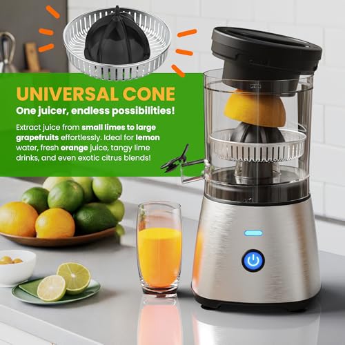 Eurolux Electric Citrus Juicer juicing cone