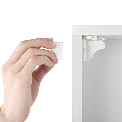 concealed lock inside cabinet door