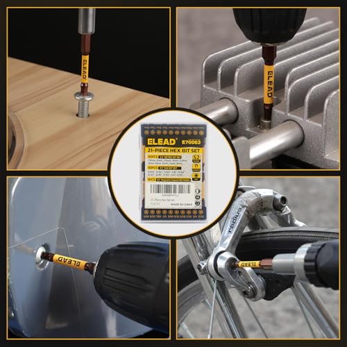 Hex drill bits with impact driver