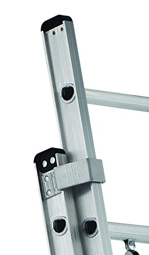 28 ft aluminum extension ladder secure extension