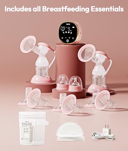 Side profile of pink NCVI double pump