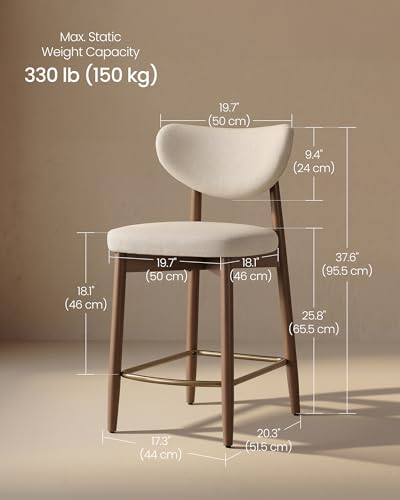 Cappuccino beige linen-look fabric
