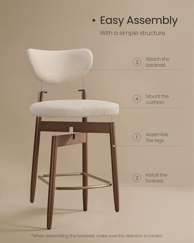 Two stools at kitchen island