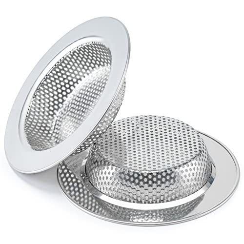 Honmein 2 Pcs Stainless Steel Sink Strainer set