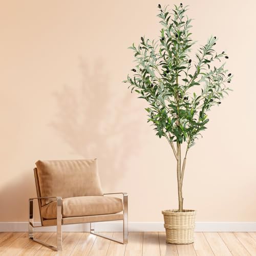 plantsworld 6ft Faux Olive Tree full view