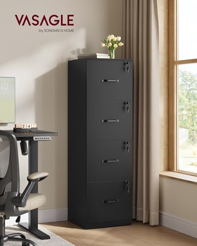 VASAGLE file cabinet with locks