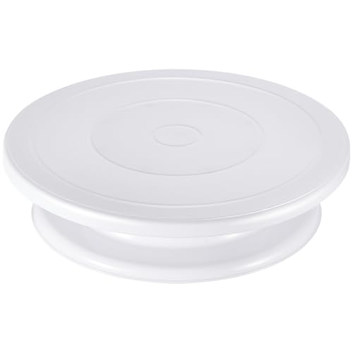 Kootek 11-inch white cake turntable