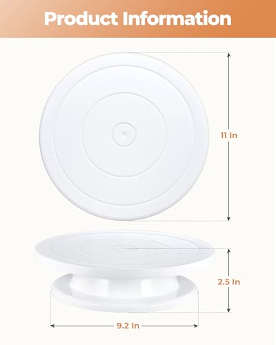 Kootek turntable used as a cake display stand