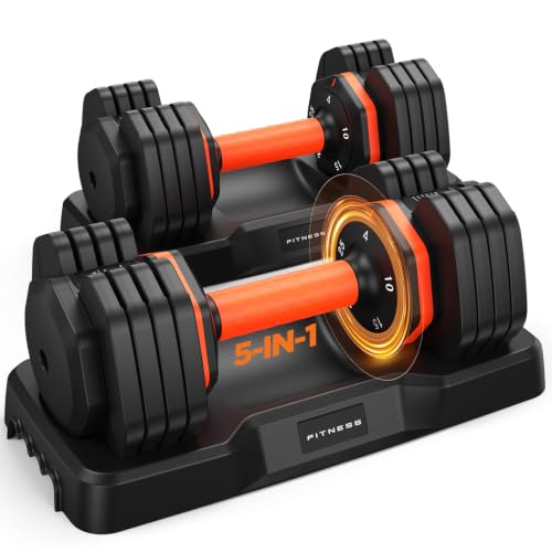 LifeOG 25LBS adjustable dumbbell set