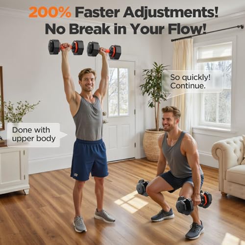 LifeOG 50LBS total dumbbell pair
