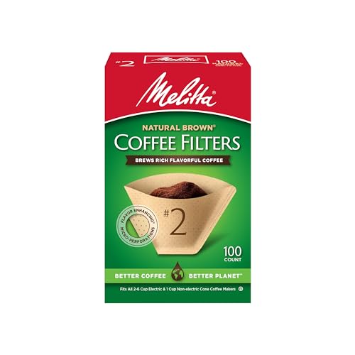 Melitta #2 Unbleached Coffee Filters package front
