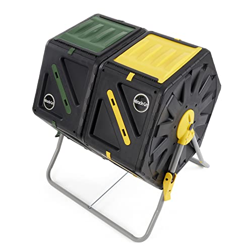 Miracle-Gro Dual Chamber Compost Tumbler exterior