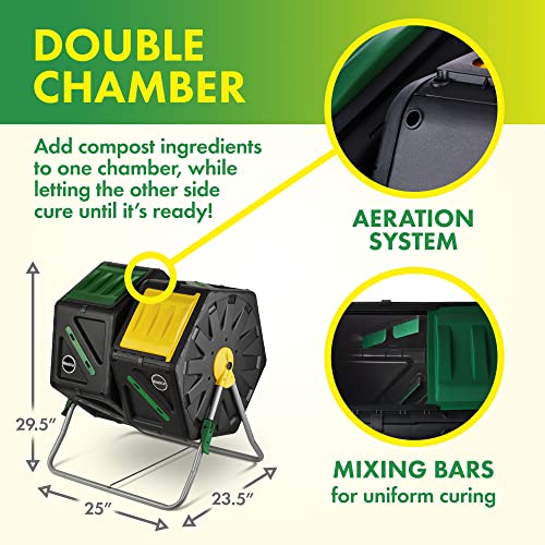 Sliding doors on Miracle-Gro compost bin