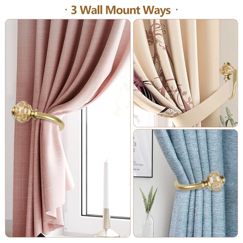 Crystal bling decorative drapery hook