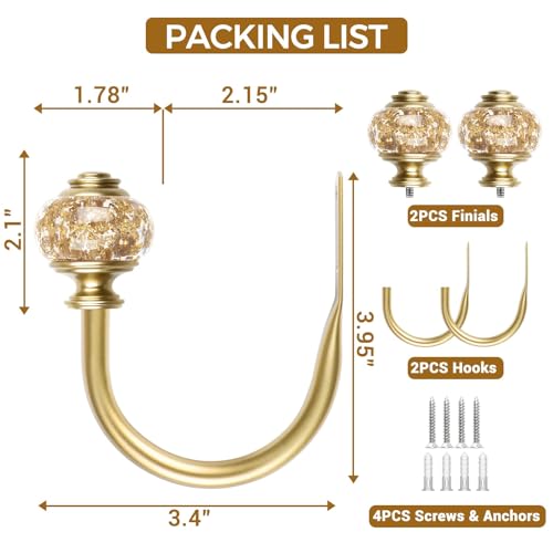 Wall hardware for USFOOK holdbacks