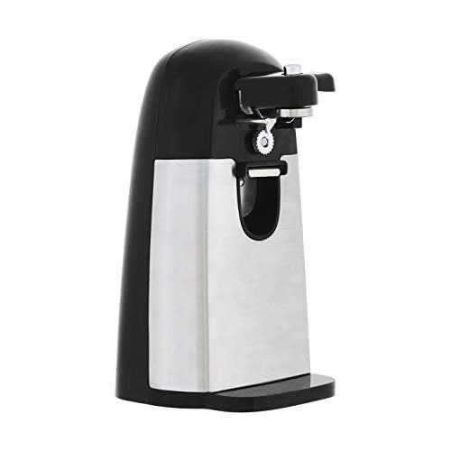 Basics 3-in-1 electric can opener in black