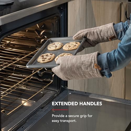 KitchenAid baking sheet held by handles