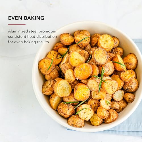 Top down view of 9x13 baking pan