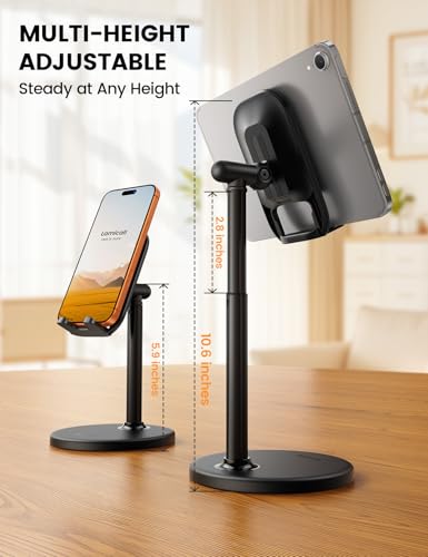 Lamicall STDP06 black stand extended to maximum height