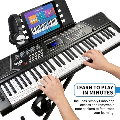 RockJam keyboard with stand and bench