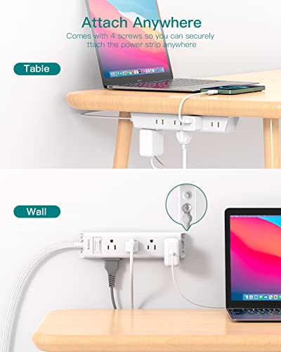 Addtam Wall Mountable Power Strip