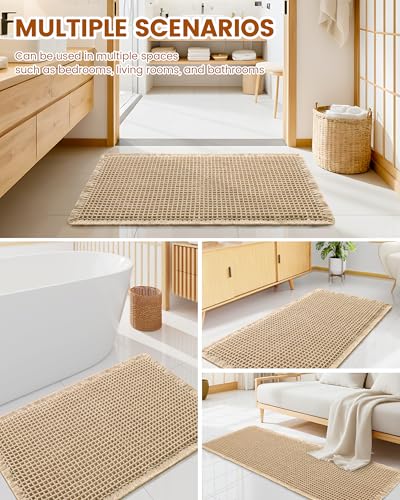 Full display of Smiry 30X20 brown bath mat