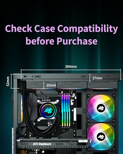 Minorsonic 360mm liquid cooler radiator side profile