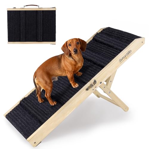 SweetBin 2026 Upgraded Dog Ramp full view