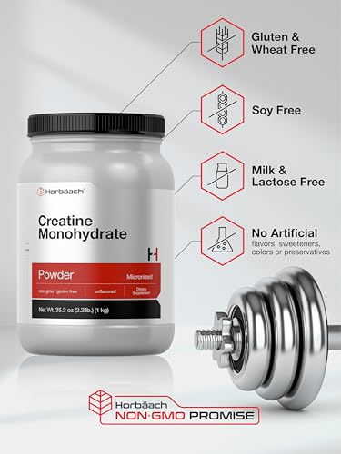 Horbäach Creatine Monohydrate scoop visualization
