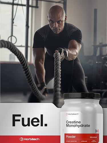 Back label of Horbäach Creatine supplement