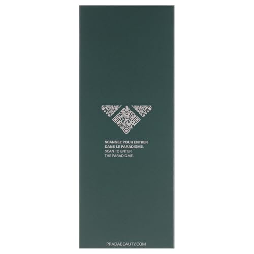 Prada Paradigme branding on bottle
