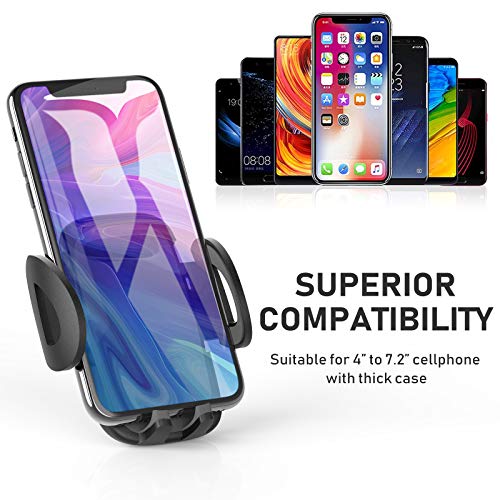 Universal phone compatibility in black finish