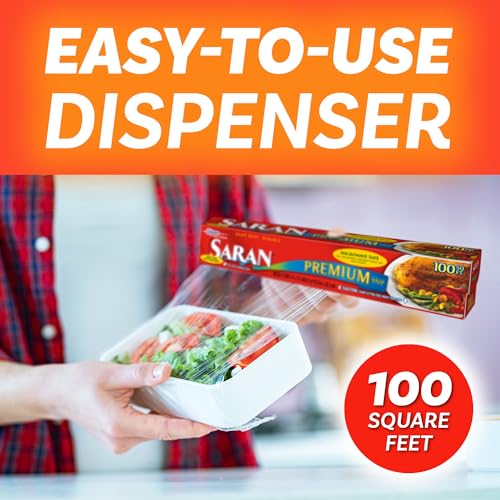 Saran Premium Wrap box front