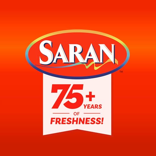 Saran plastic wrap side view