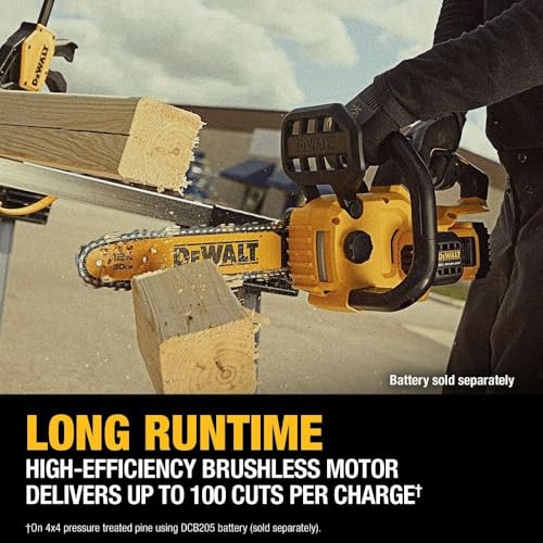 Cordless chainsaw tool-only housing view