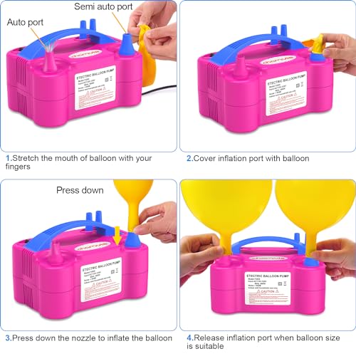Assembled Chamvis balloon arch frame