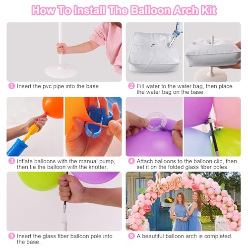 Water-fillable bags for balloon stand