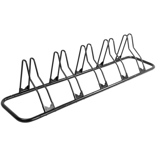 CyclingDeal 5-bike floor rack in black